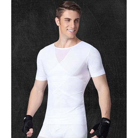 Fitposture - Tränings T-shirt - Herr Svart/Vit