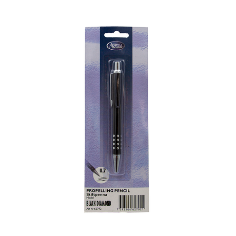 Actual Black Diamant - Mekanisk Penna 0,7 mm
