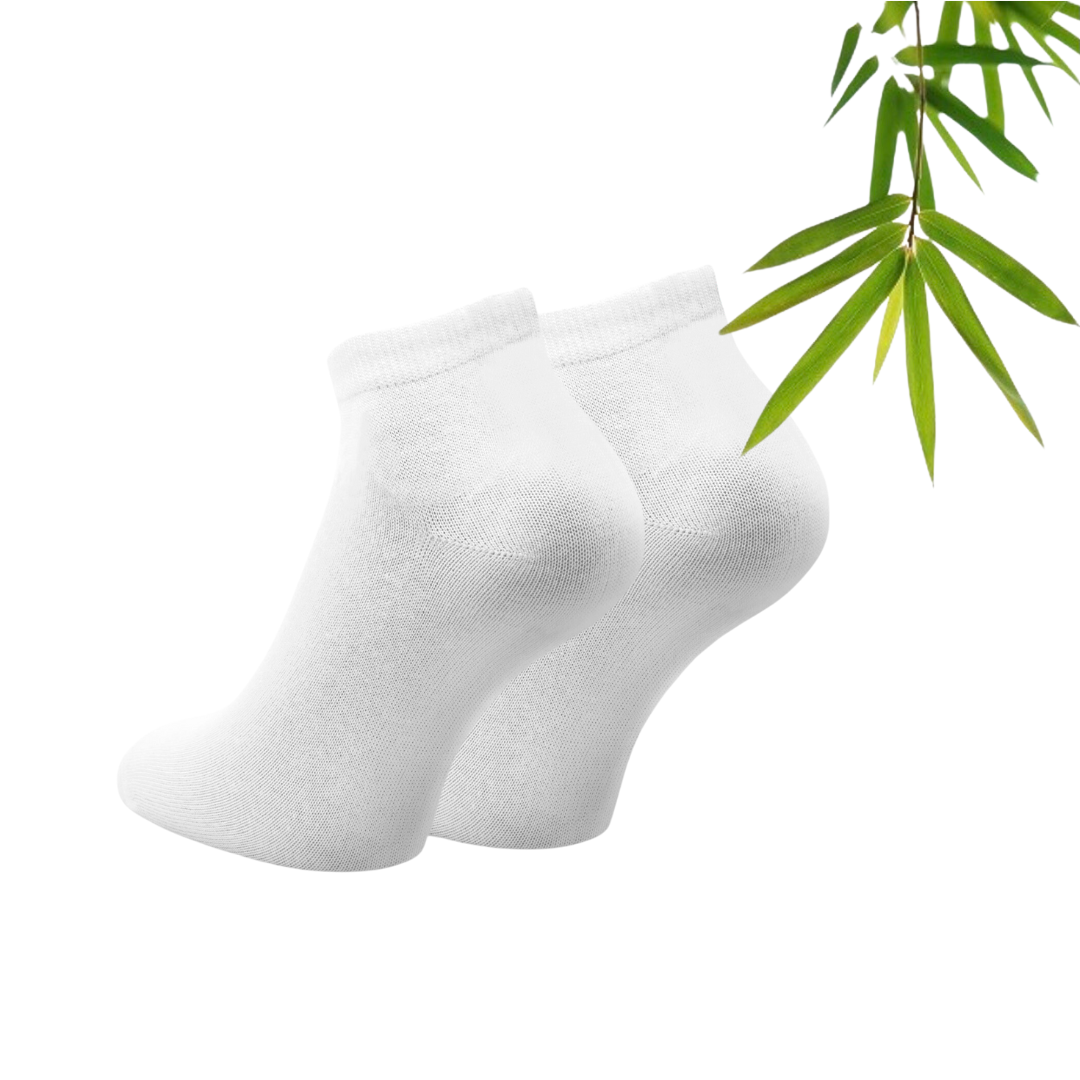 Taagefeldt - 9 par Bambu Ankelstrumpor - Vit