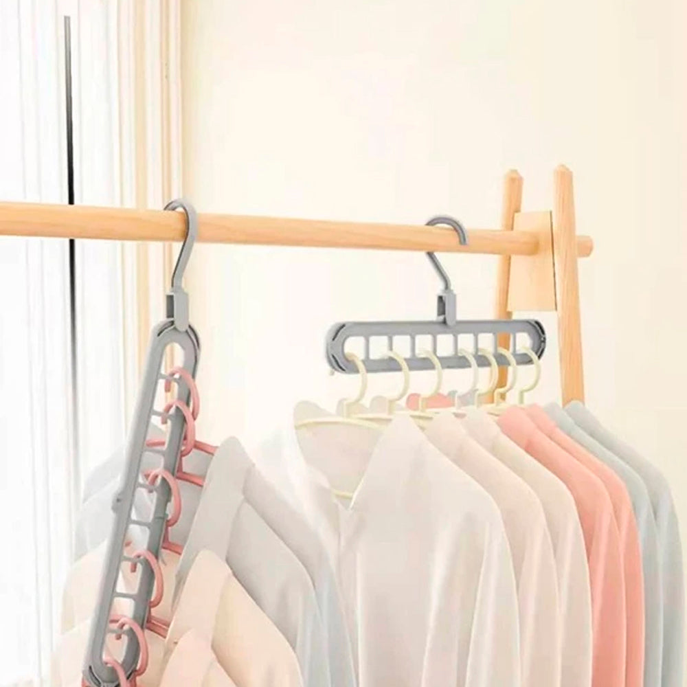 Hänghållare - Platsbesparande hängare för 9 krokar