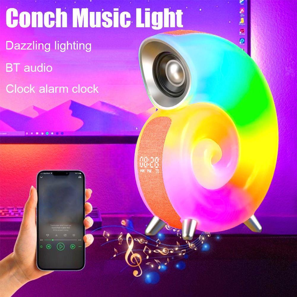 BT-högtalare - RGB-lampa - Conch