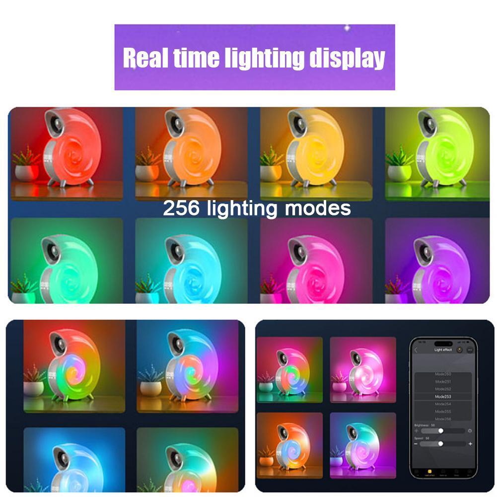 BT-högtalare - RGB-lampa - Conch