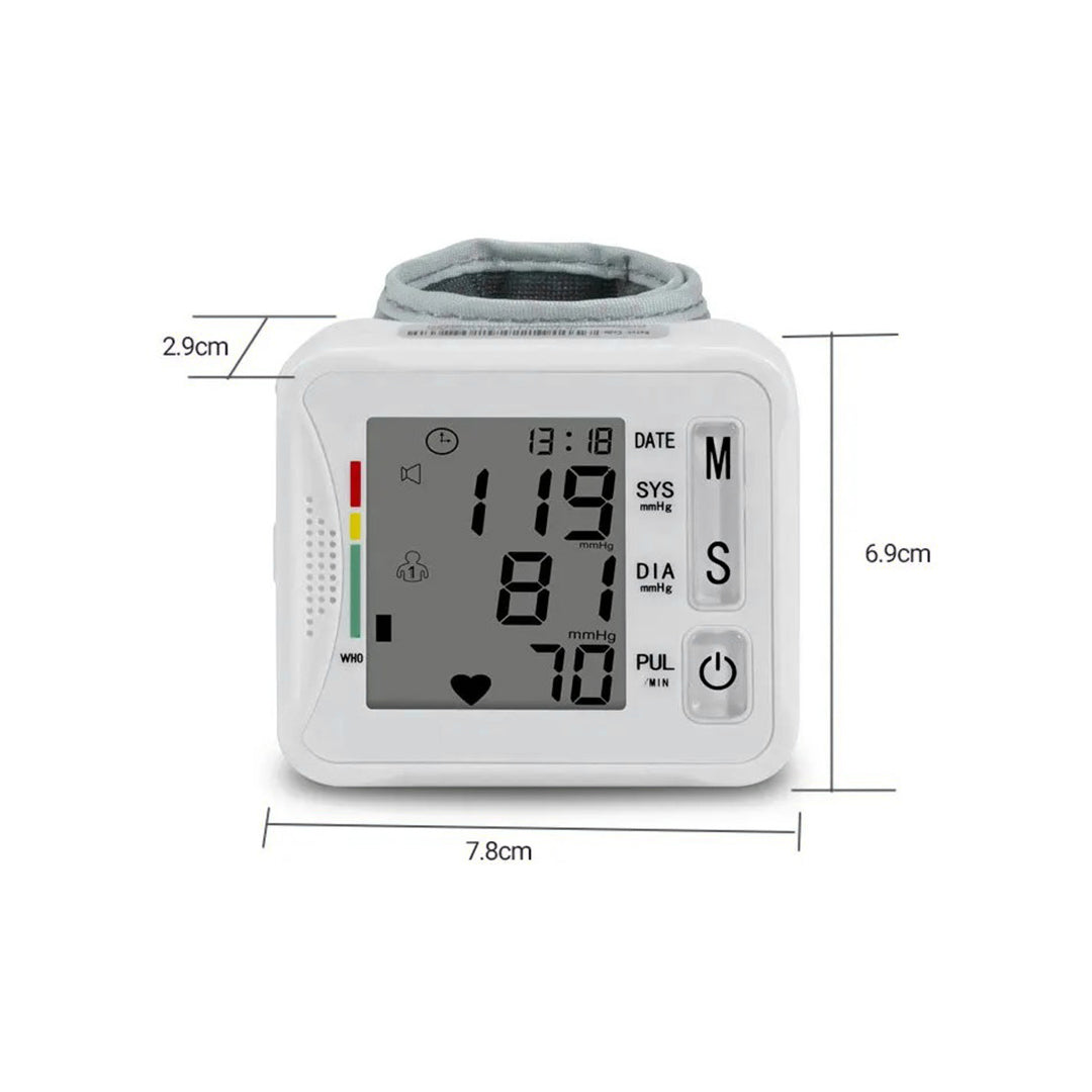 Corpos - Blodtrycksmätare för Handleden – Uppladdningsbar