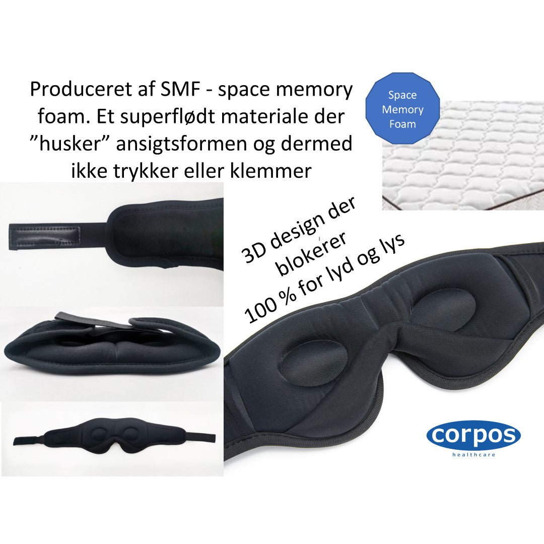 Corpos - Effektiv Sömnterapi-Mask med Musik