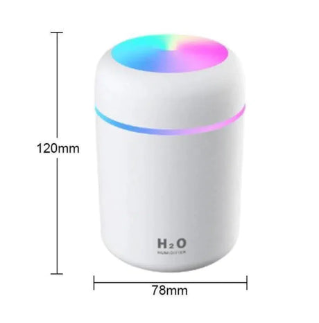 H2O - Humidifier/Luftfuktare med LED-Ljus - 2 varianter
