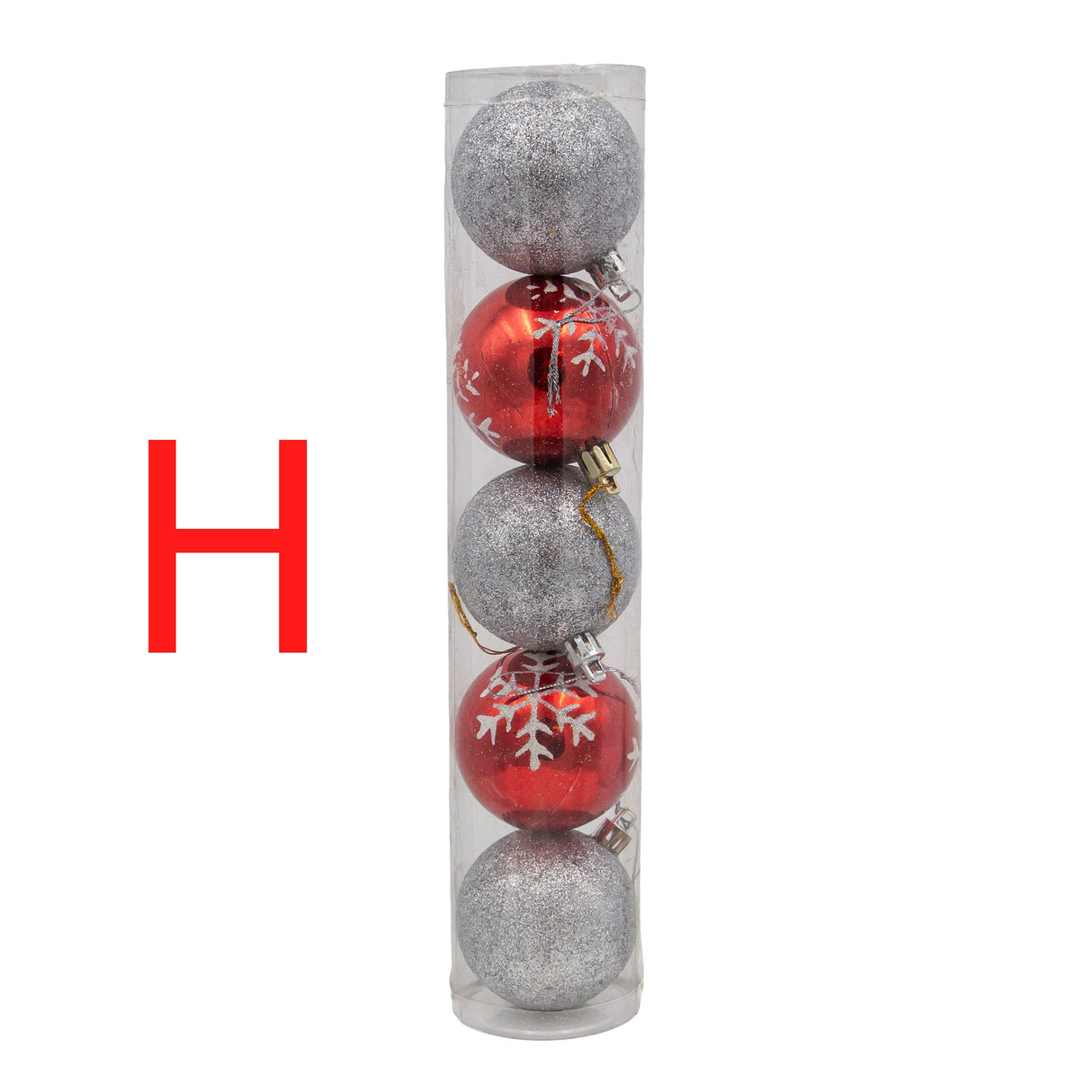 Juldekoration - Julkulor - 5 st - 11 varianter