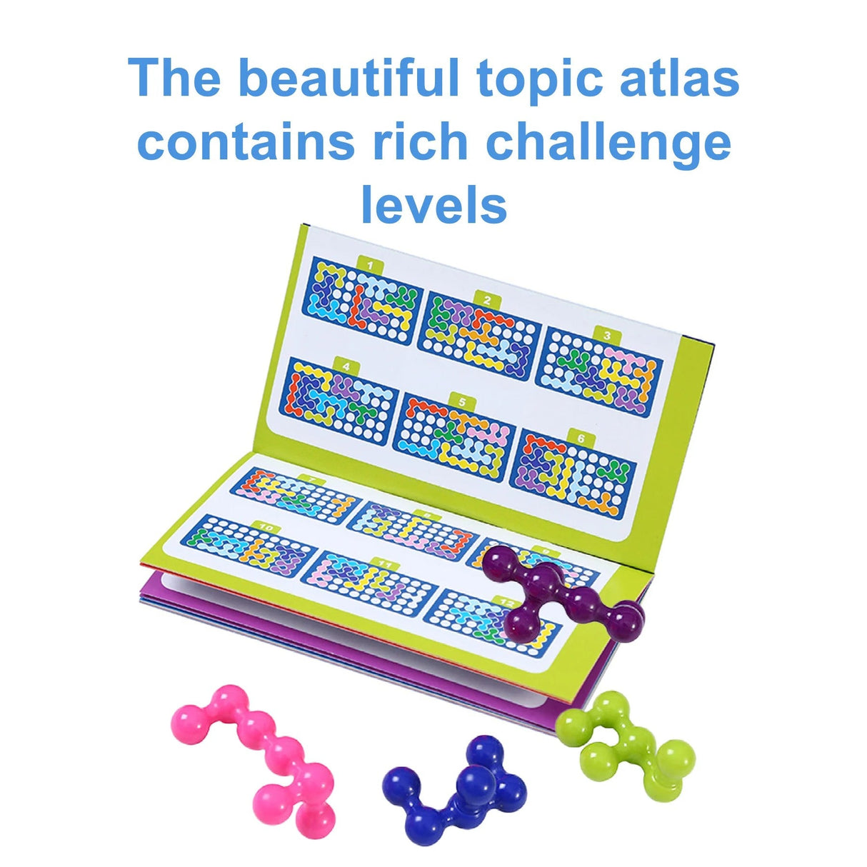 Puzzle Game - IQ FIT 3D - 9 Färger