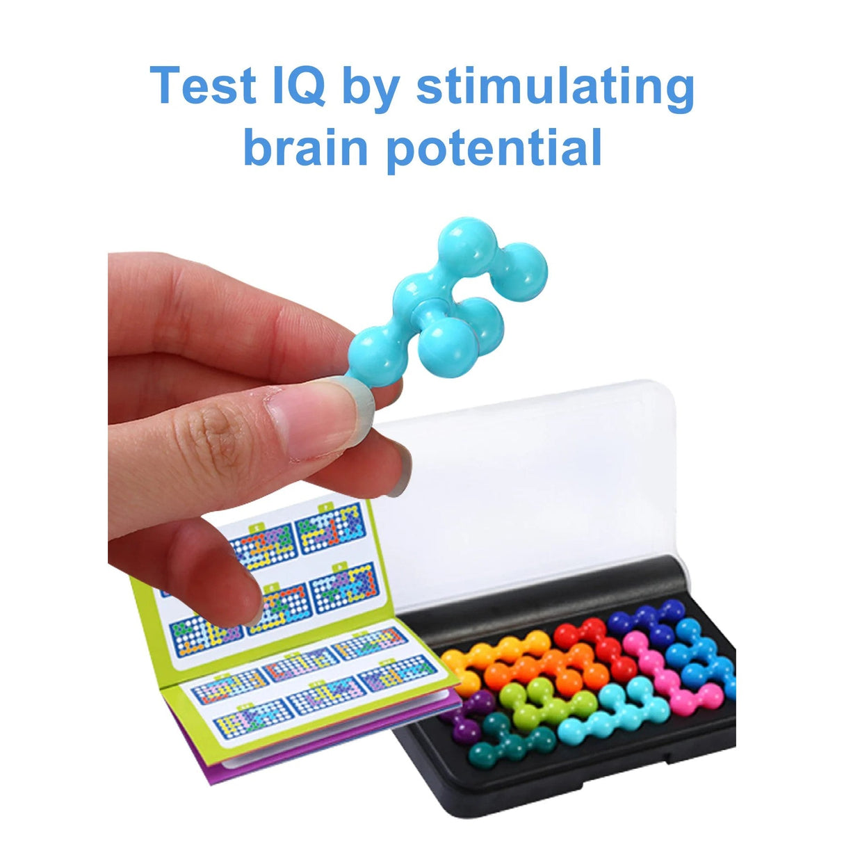 Puzzle Game - IQ FIT 3D - 9 Färger
