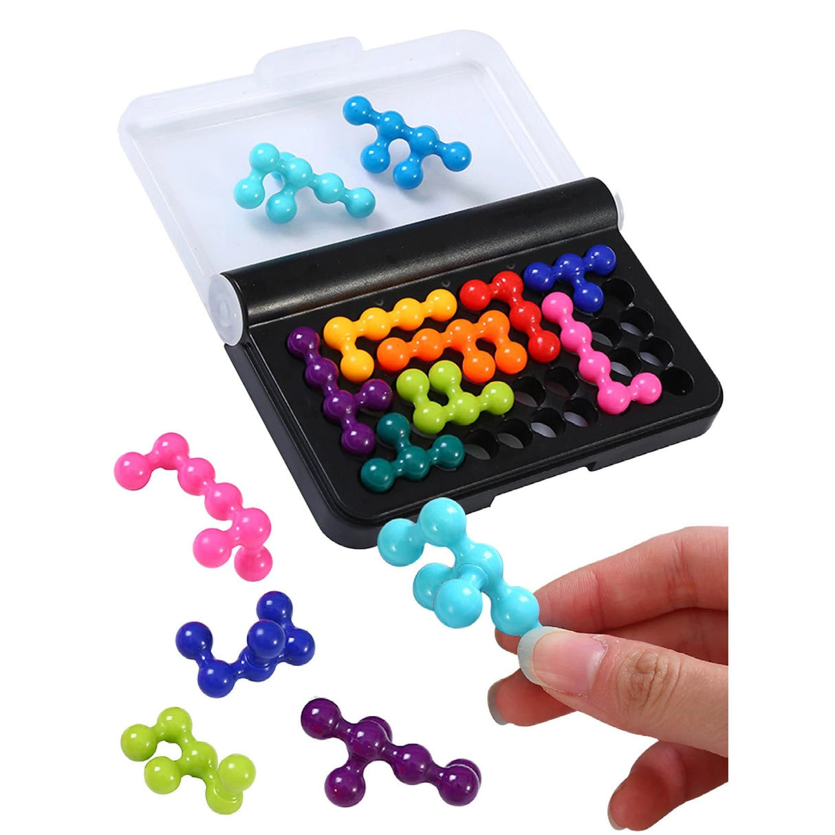 Puzzle Game - IQ FIT 3D - 9 Färger