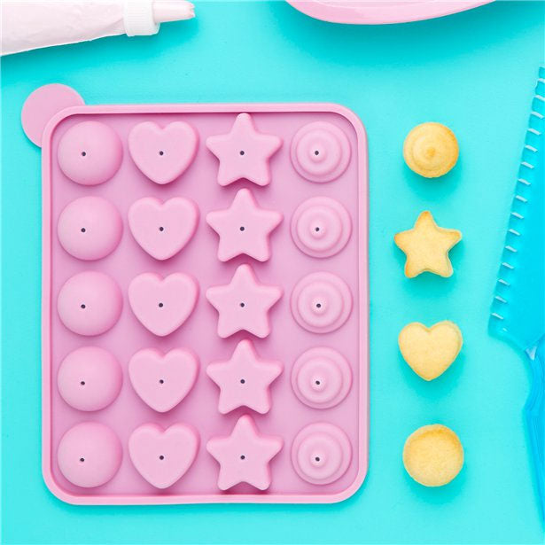 Lets Get Baking - Tårt/Chokladform - Rosa