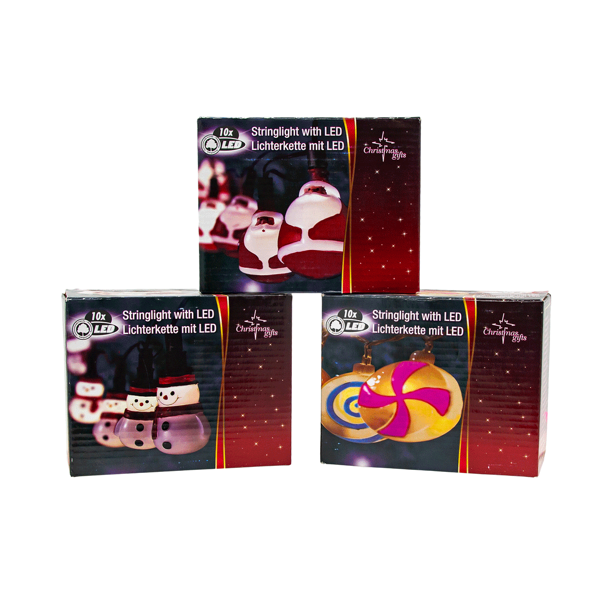 Juldekoration - Julljuskedjor - 3 varianter