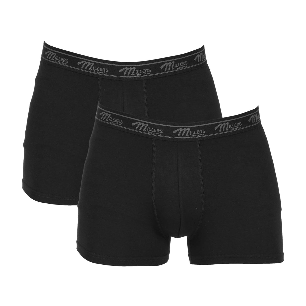 Millers - Bambus Boxershorts/Underkläder - 2-pack - Svart