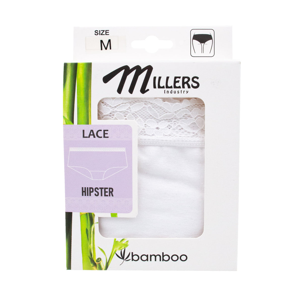 Millers - Dam Underkläder i Bambu Hipster - 2 Varianter