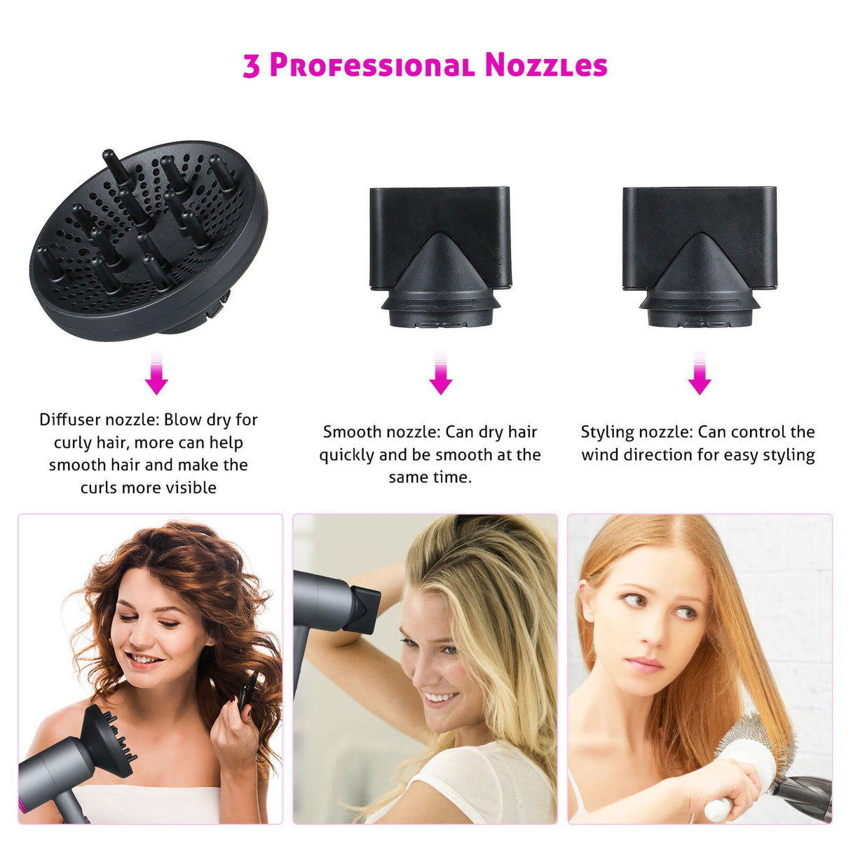 Professionell hårtork 1800-2000W