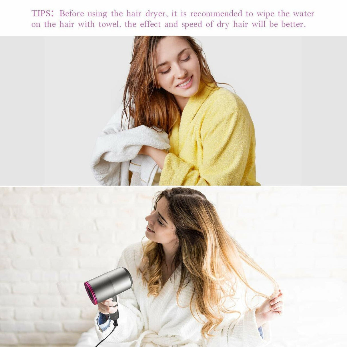 Professionell hårtork 1800-2000W