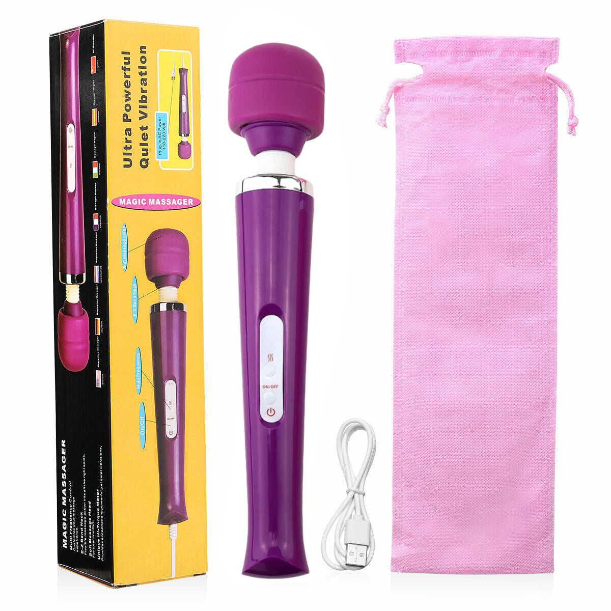 Multimassageapparat i 4 färgvarianter