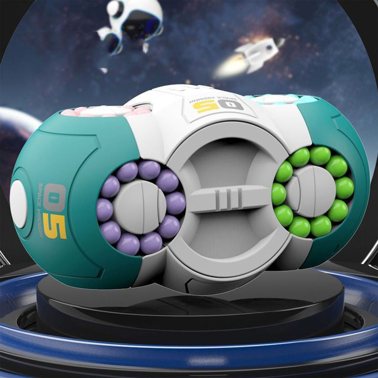 Magic Bean UFO - Roterande Fidget-leksak - 4 Färger