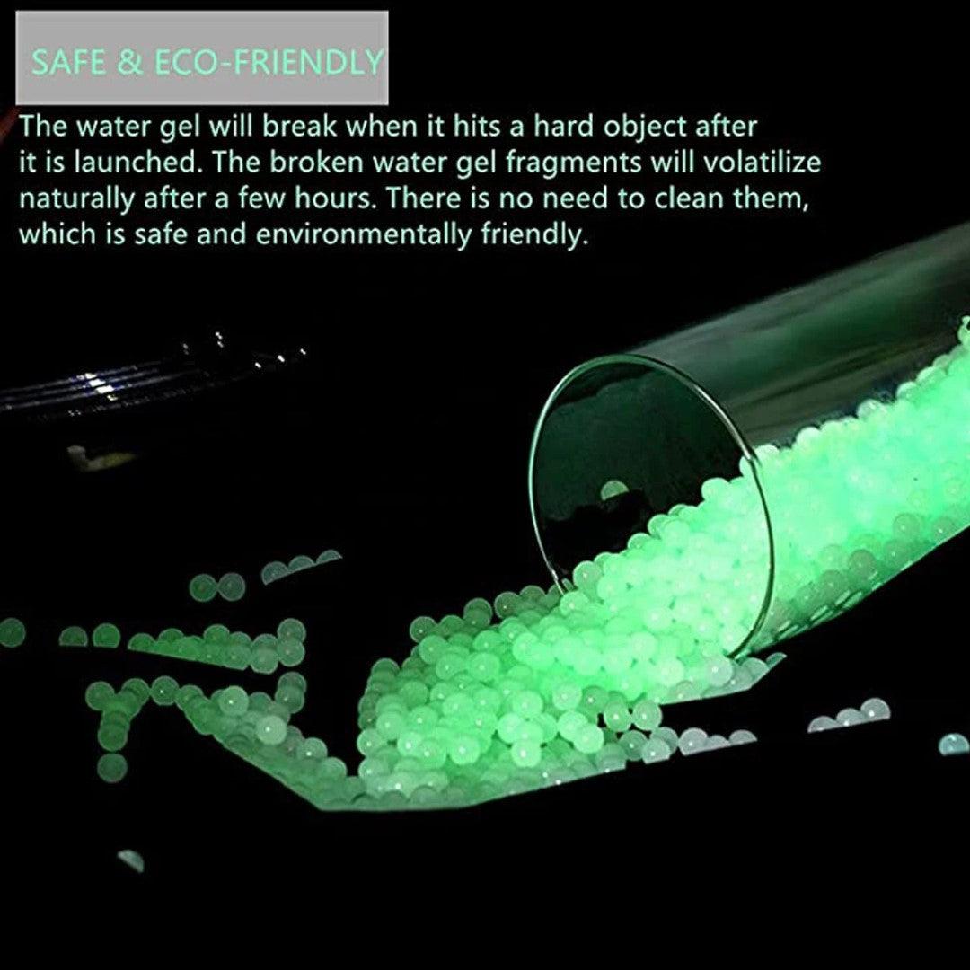 Gelkulor Självlysande/UV - 3400 stycken