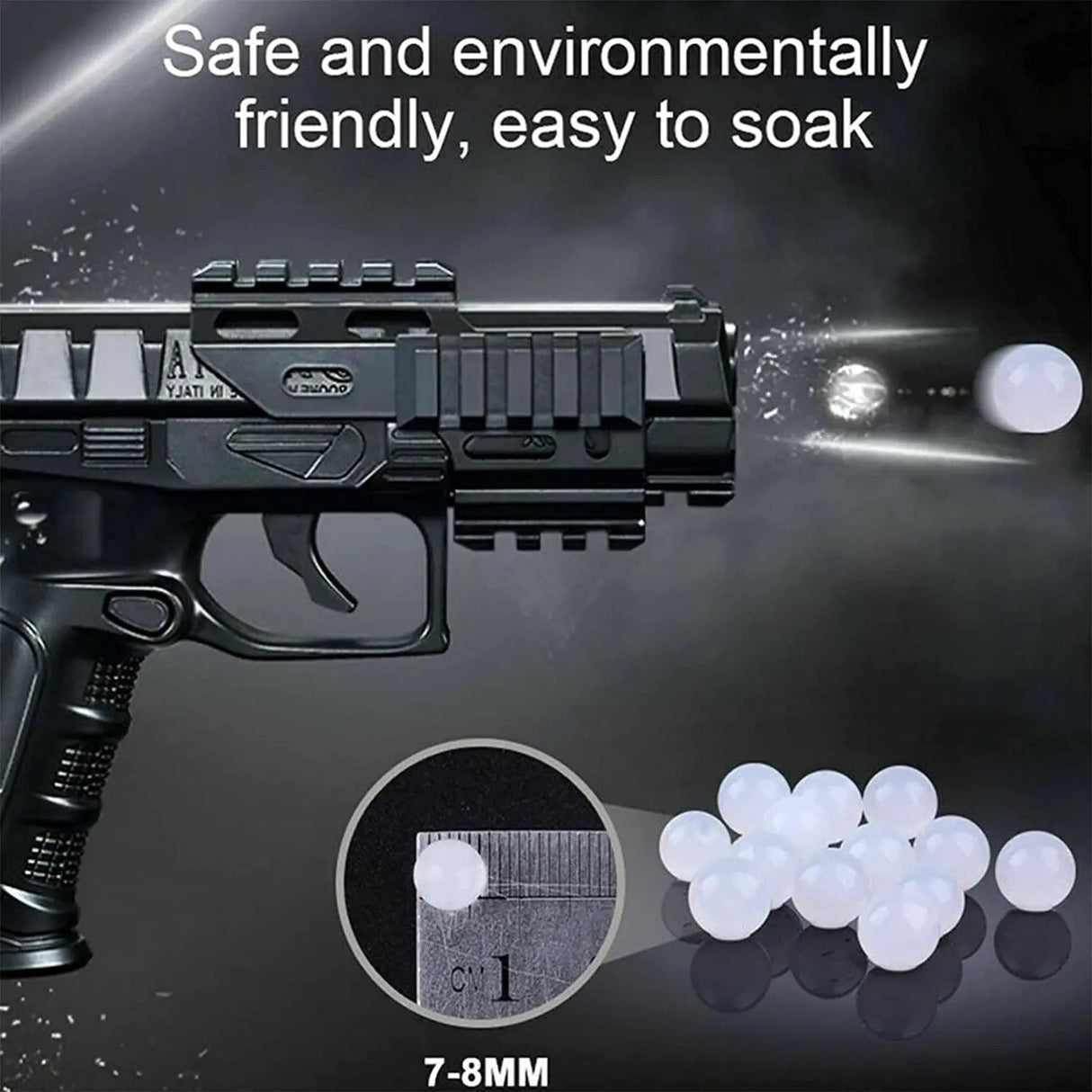 Gelkulor Självlysande/UV - 3400 stycken