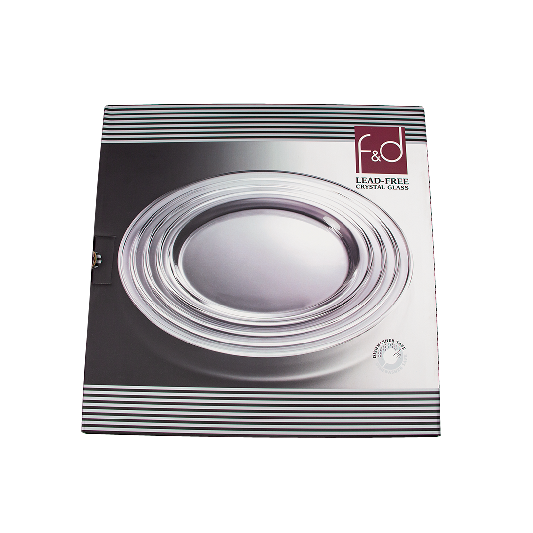 Serveringsfat Kristallglas - Ø35cm