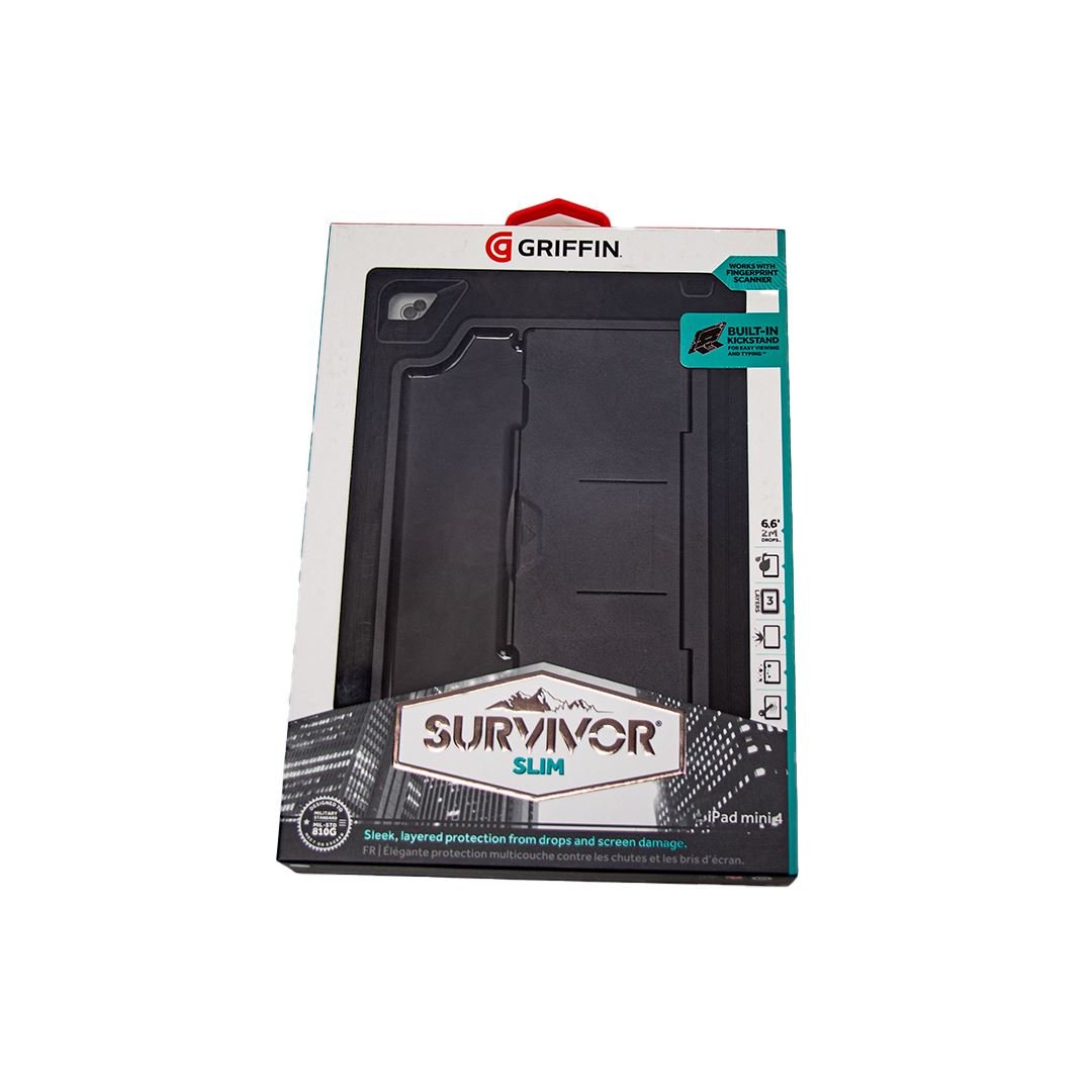 Griffin Survivor Slim iPad Cover - Flera Storlekar