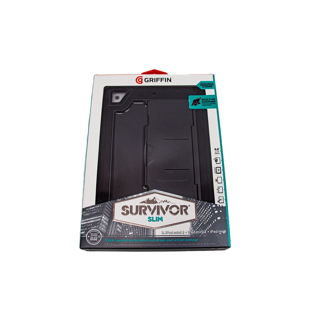 Griffin Survivor Slim iPad Cover - Flera Storlekar