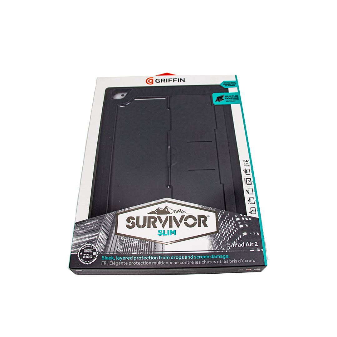 Griffin Survivor Slim iPad Cover - Flera Storlekar