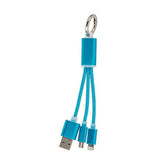 Nyckelring med 2 i 1 USB-laddarkabel
