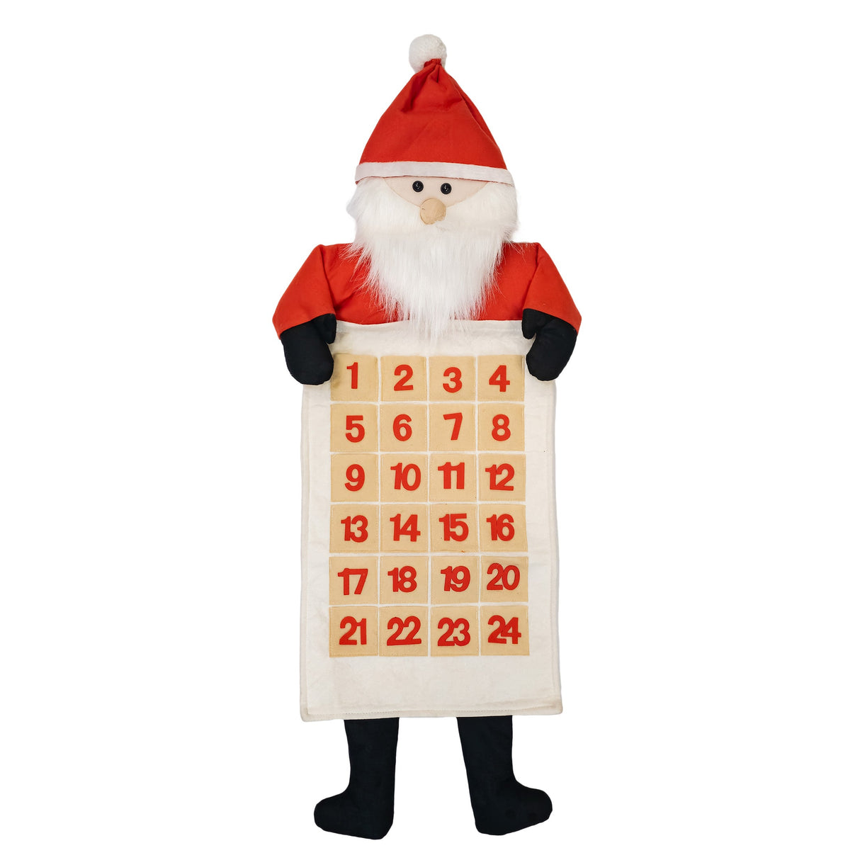 Juldekoration - Jultomten med Paketkalender