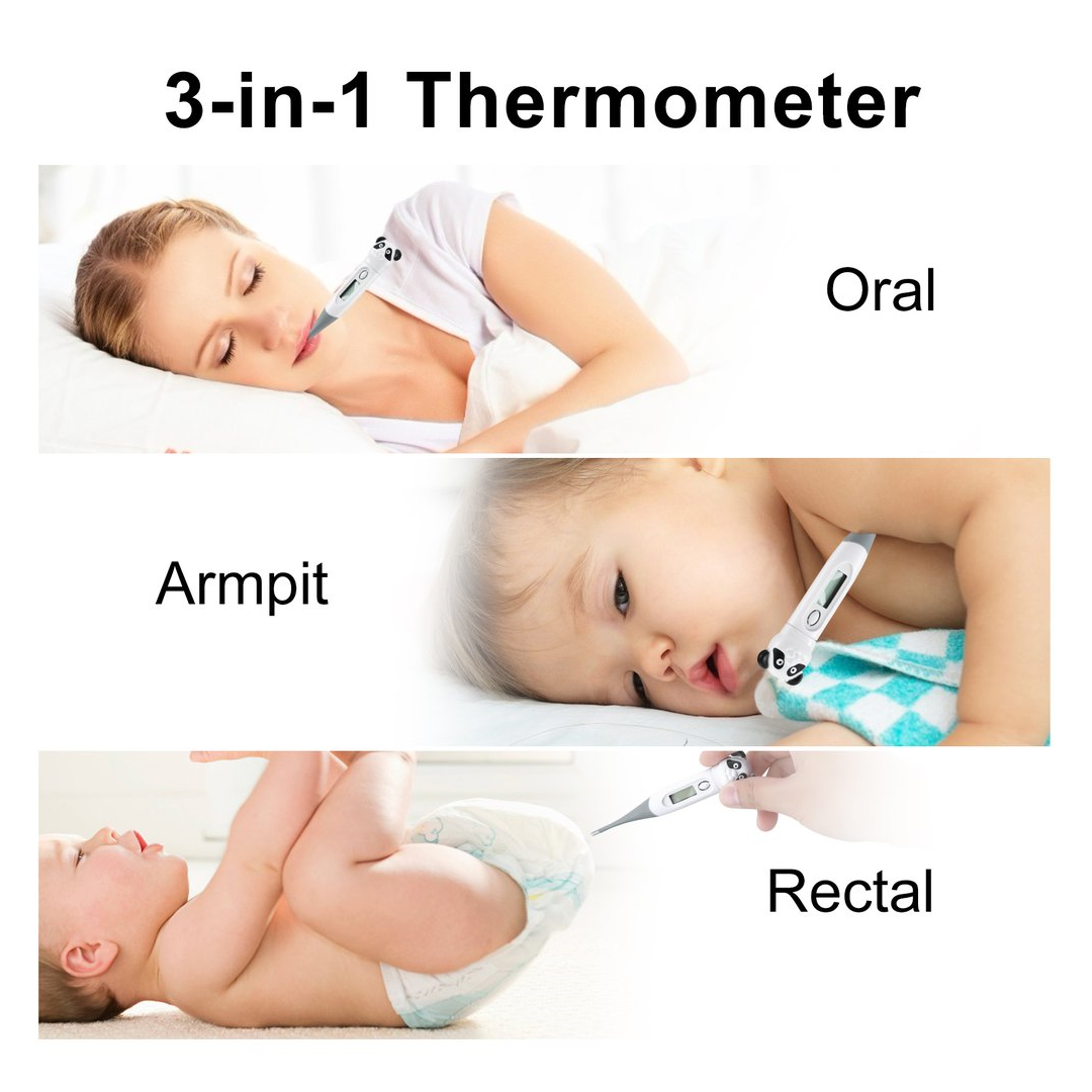 Barntermometer - Tecknade Huvuden - 6 varianter