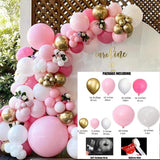 Lux Ballongbåge DIY 24 - 116 delar - Pink/Guld