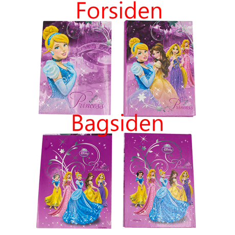 Disney Princess - Mini Dagbok + Anteckningsblock för barn