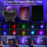 Galaxy Star Projektor - Lampa Med Högtalare & Bluetooth