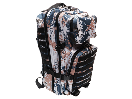 Gaming Backpack - Ryggsäck 40L - Passar till 17" Bärbar Dator - Blå Camo