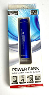 Powerbank -  Kompakta - 2600mAh