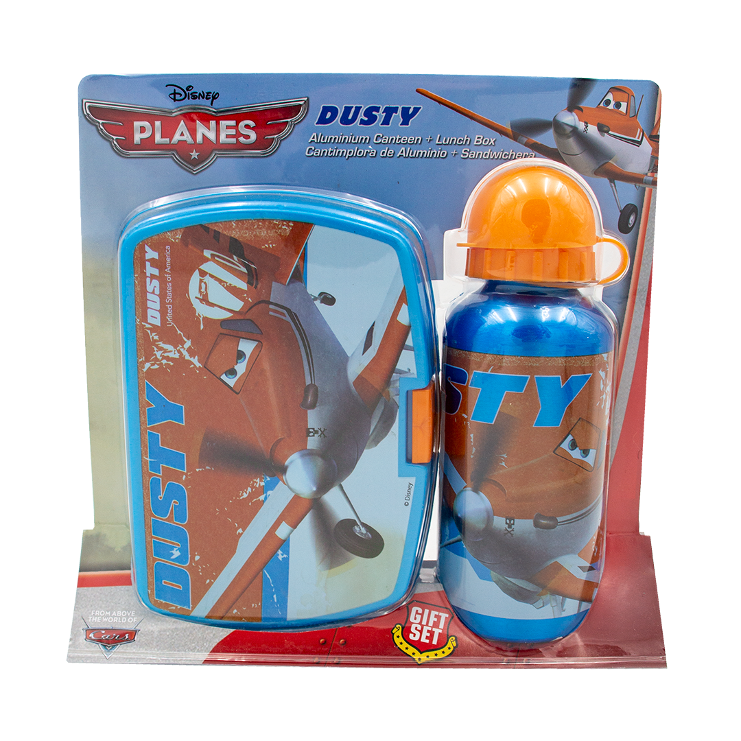 Disney Pixar Planes - Lunchbox set med Dricksflaska - Dusty