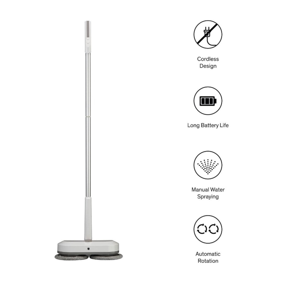 Sinji Electric Mop - Sladdlös Golvmopp - Vit