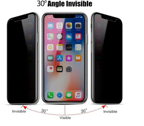 Härdat Skyddsglas för iPhone - Privacy Filter