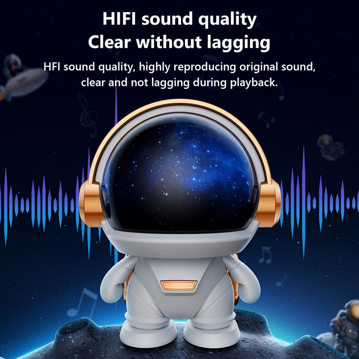 Space Robot - Trådlös Bluetooth-högtalare