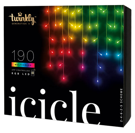 Twinkly Icicle – Ljuskedja på 5 meter & 190 lysdioder