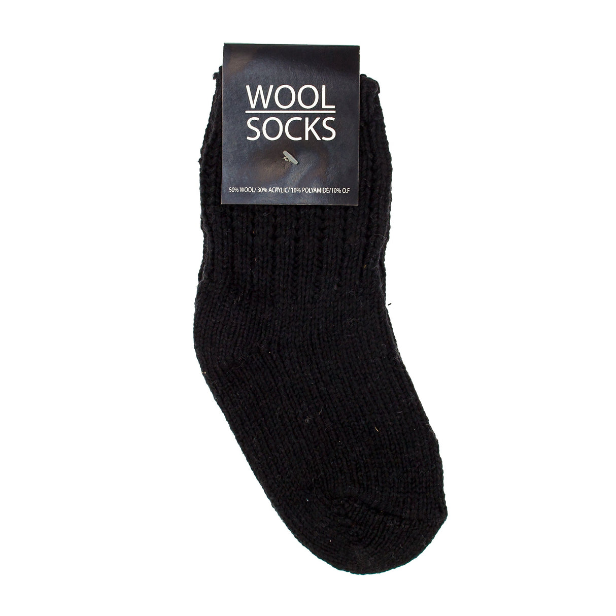 Wool Socks - Ullstrumpor - Svart Stl 28-35
